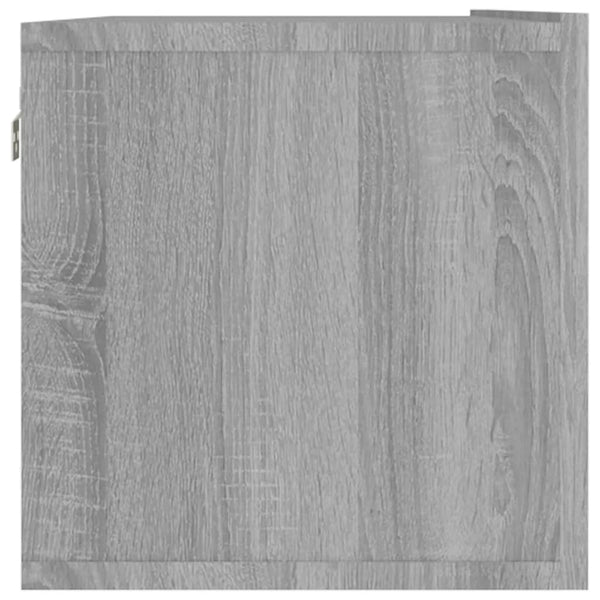 Graues TV-Wandschrank Jayde 120x30x30cm (Holz)
