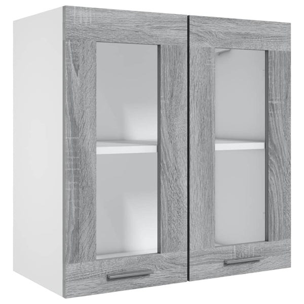 Grauer Hängeschrank Pompilas 60x31x60cm (Holz)