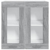 Grauer Hängeschrank Pompilas 60x31x60cm (Holz)