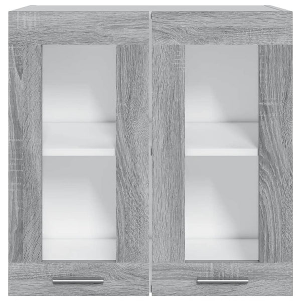 Grauer Hängeschrank Pompilas 60x31x60cm (Holz)