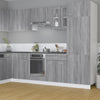 Grauer Hängeschrank Pompilas 60x31x60cm (Holz)
