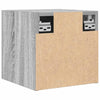 Grauer wandmontierter TV-Schrank Elivia 30,5x30x30cm (Sonoma)
