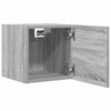 Grauer wandmontierter TV-Schrank Elivia 30,5x30x30cm (Sonoma)