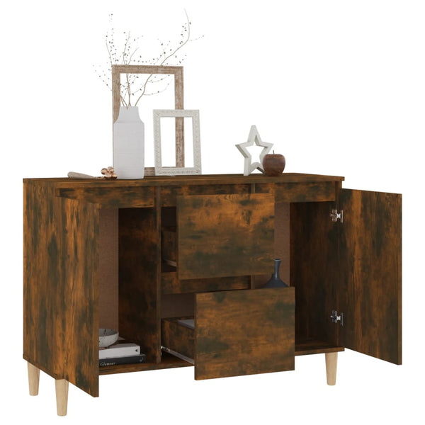 Räuchereichen-Kommode Nedelici 103,5x35x70cm (Holz)