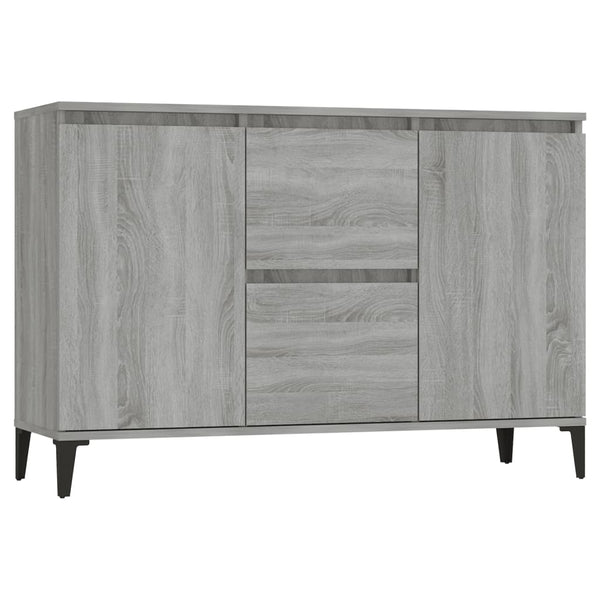 Graues Sideboard Theophrastus 104x35x70cm (Holz)