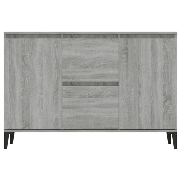 Graues Sideboard Theophrastus 104x35x70cm (Holz)