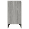 Graues Sideboard Theophrastus 104x35x70cm (Holz)