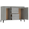 Graues Sideboard Theophrastus 104x35x70cm (Holz)