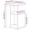 Beistelltisch Savutammi Petkov 36x30x56cm (Holz)