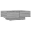 Grauer Couchtisch Eleganta 90x60x31cm (Holz)