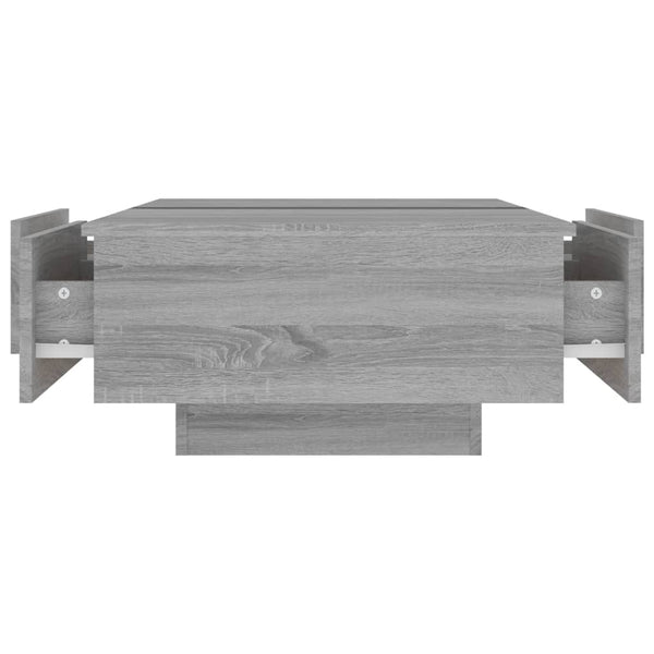 Grauer Couchtisch Eleganta 90x60x31cm (Holz)