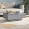 Grauer Couchtisch Eleganta 90x60x31cm (Holz)