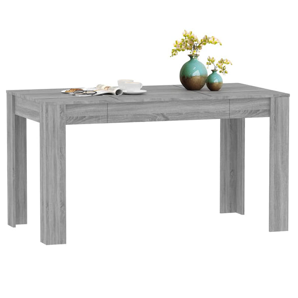 Harmaa ruokapöytä Artek 140x74,5x76 cm