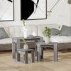 Graue Beistelltische Cozana 3 St. (Sonoma Holz)