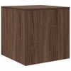 Braune Satztische Mackenzie 3-tlg. (Eiche Holz)