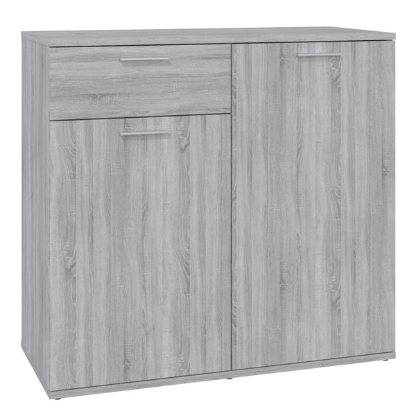 Graue Kommode Bayko 80x36x75cm (Holz)