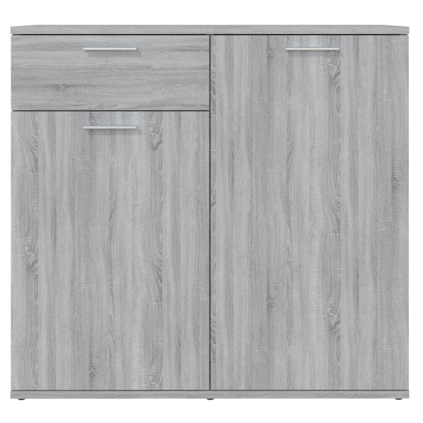 Graue Kommode Bayko 80x36x75cm (Holz)