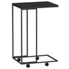 Thoader Beistelltisch schwarz, auf Rollen, 40x30x63,5 cm (Holz)