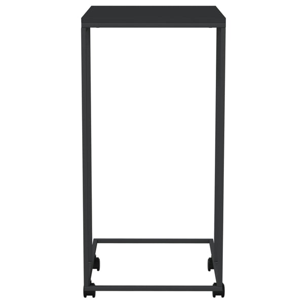 Thoader Beistelltisch schwarz, auf Rollen, 40x30x63,5 cm (Holz)