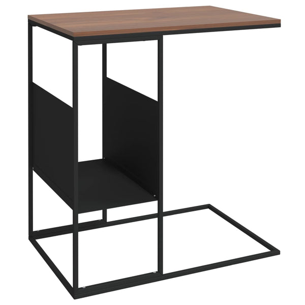 Vilhelem Beistelltisch, schwarz, 55x36x59,5cm (Holz)
