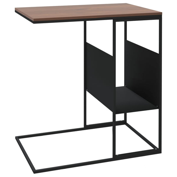 Vilhelem Beistelltisch, schwarz, 55x36x59,5cm (Holz)