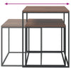 Minoritilor-Couchtischset (2 Stück Holz und Metall)