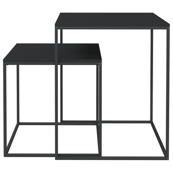 Couchtisch-Set Minoritilor (2 Stk. Metall und Holz)