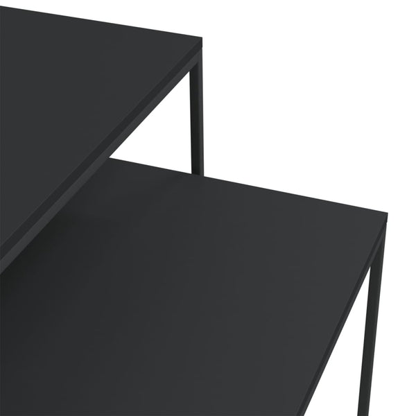 Couchtisch-Set Minoritilor (2 Stk. Metall und Holz)