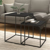 Couchtisch-Set Minoritilor (2 Stk. Metall und Holz)