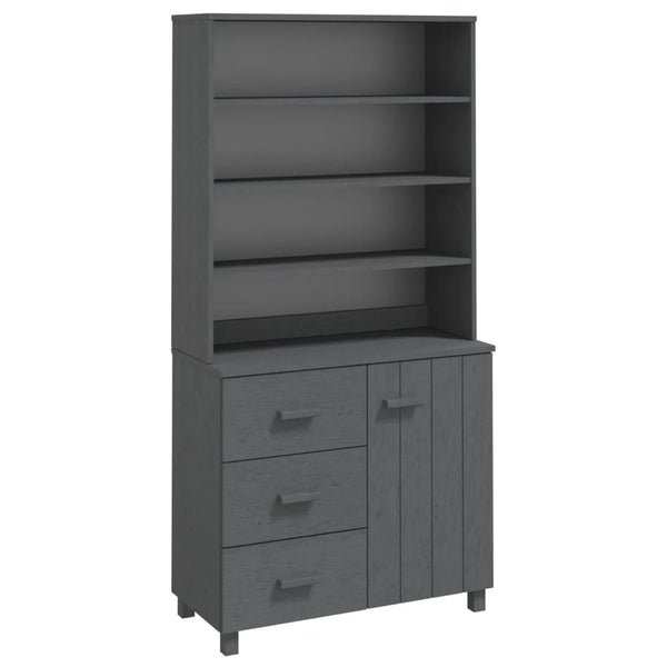 Dunkelgrauer Schrank Hamar Ciulpan (Kiefer)