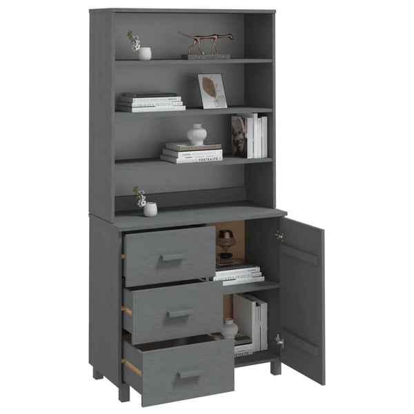 Dunkelgrauer Schrank Hamar Ciulpan (Kiefer)