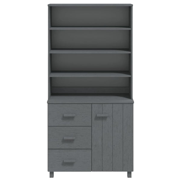 Dunkelgrauer Schrank Hamar Ciulpan (Kiefer)