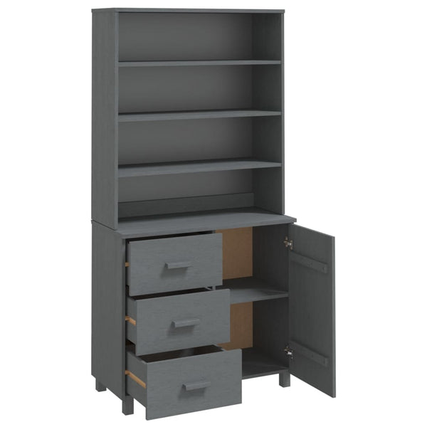 Dunkelgrauer Schrank Hamar Ciulpan (Kiefer)