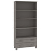 Hellgrauer Schrank Hamar Hampartun (Kiefer)