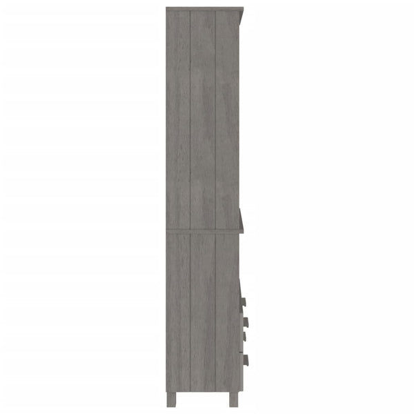 Hellgrauer Schrank Hamar Hampartun (Kiefer)