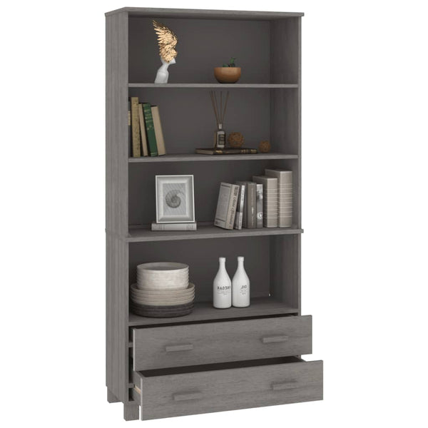 Hellgrauer Schrank Hamar Hampartun (Kiefer)