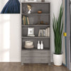 Hellgrauer Schrank Hamar Hampartun (Kiefer)