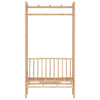 Gartenbank aus Bambus mit Pergola Deeann 116cm