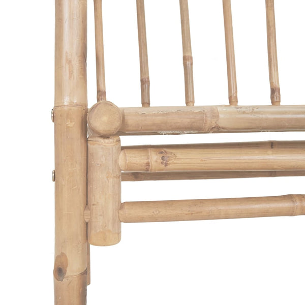Gartenbank aus Bambus mit Pergola Deeann 116cm