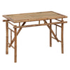 Klappbarer Gartentisch Damaschin 115x50x75cm (Bambus)