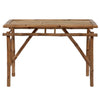 Klappbarer Gartentisch Damaschin 115x50x75cm (Bambus)