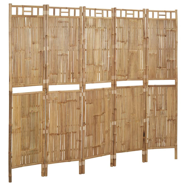 Tilanjakaja bambu Marciana 200x180cm (5-paneelinen)