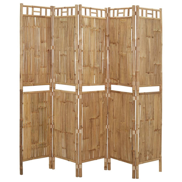 Tilanjakaja bambu Marciana 200x180cm (5-paneelinen)
