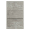 Schuhschrank Ernesta 63x24x103 cm (Holz), betongrau