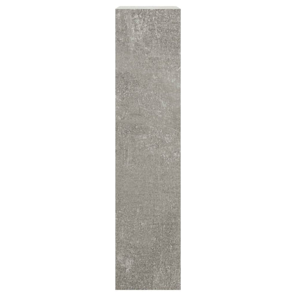 Schuhschrank Ernesta 63x24x103 cm (Holz), betongrau