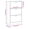 Schuhschrank Savutammi Ernesta 63x24x103cm (Holz)