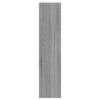Grauer Schuhschrank Ernesta 63x24x103cm (Holz)