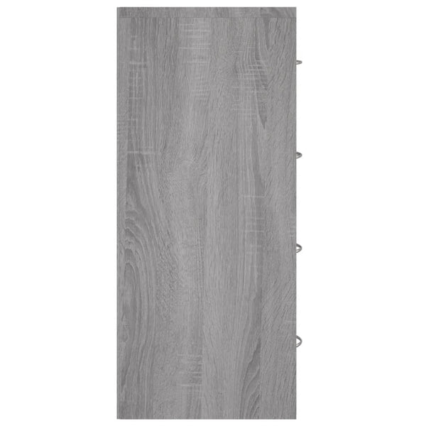 Kommode Grau mit 4 Schubladen General 60x30,5x71cm (Sonoma)