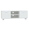 Valkoinen tv-taso Antonin 120x40,5x35cm (puinen)