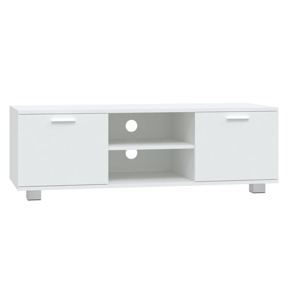 Valkoinen tv-taso Antonin 120x40,5x35cm (puinen)